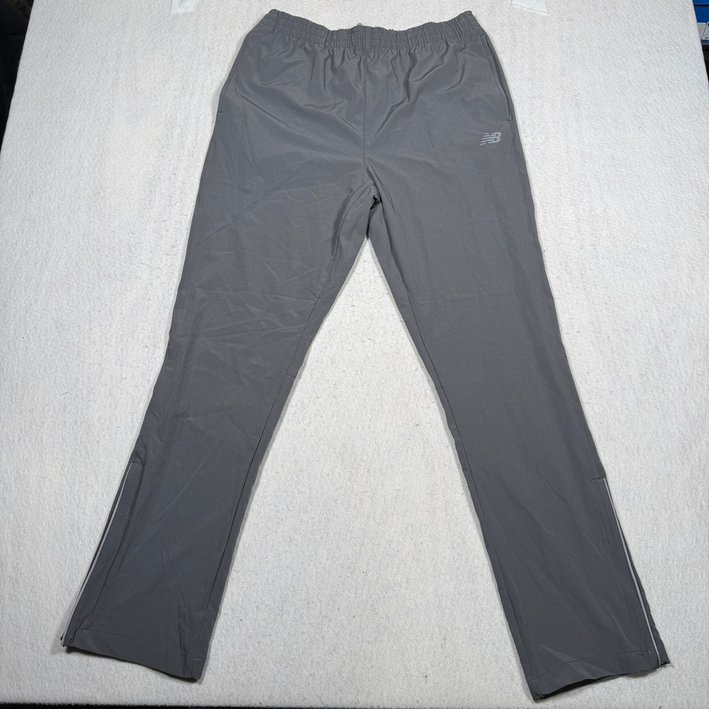 New Balance All Motion Gray Athletic Pants Mens Large 4-Way Stretch Joggers